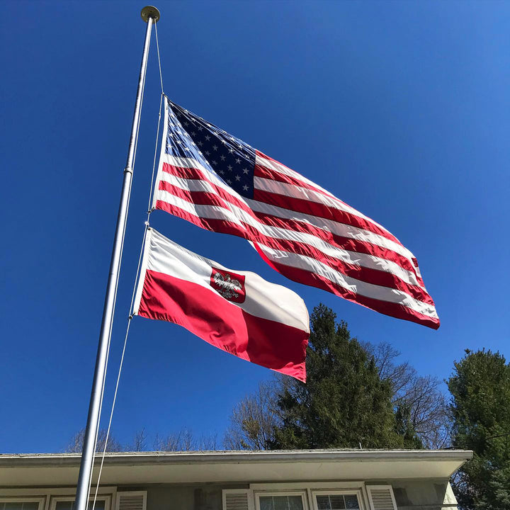 Poland Ensign Polish Flag Waving