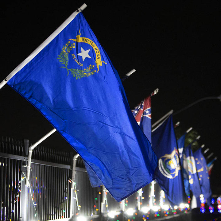 Nevada State Flag Hanging