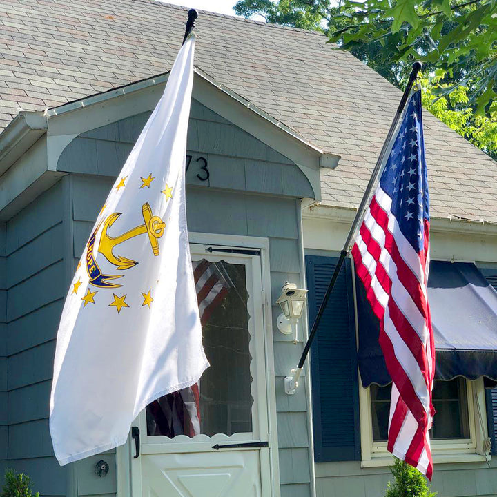 Rhode Island State Flag Hanging