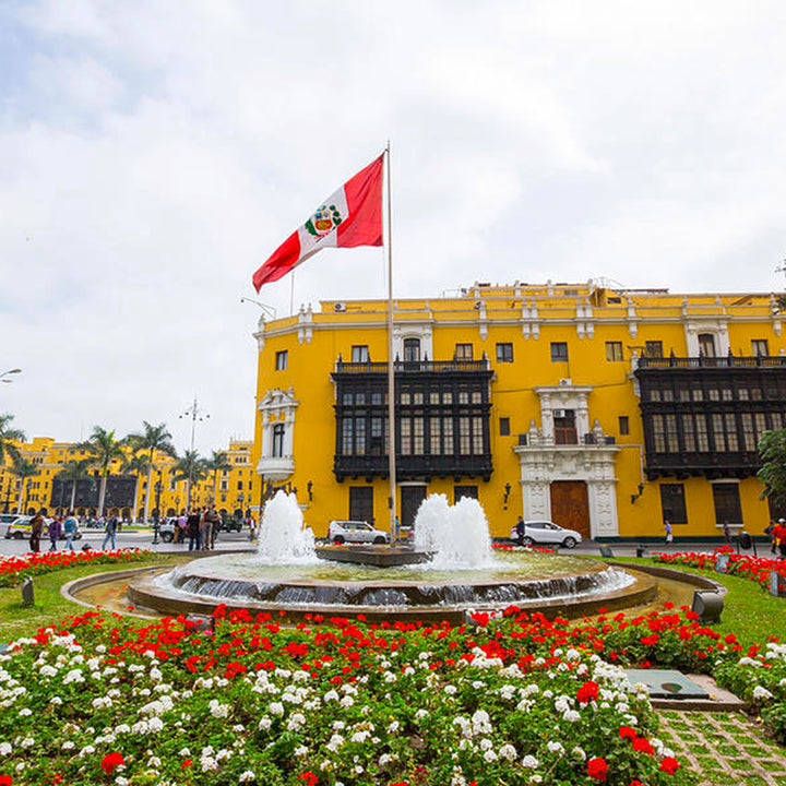 Peru Peruvian Flag Waving