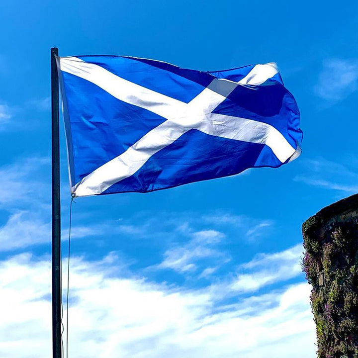 Scotland Scottish Flag waving