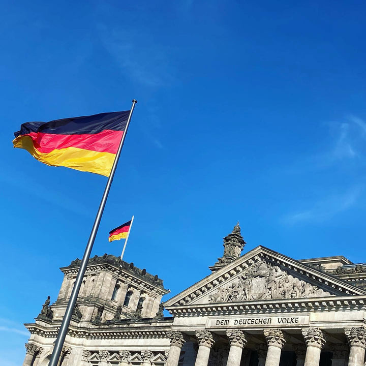 Germany Flag Waving
