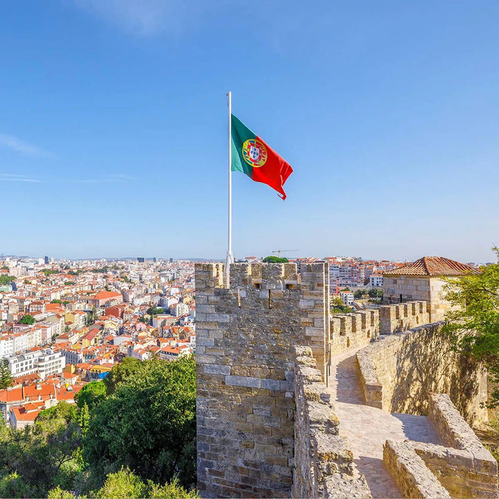 Portugal Portuguese Flag Waving