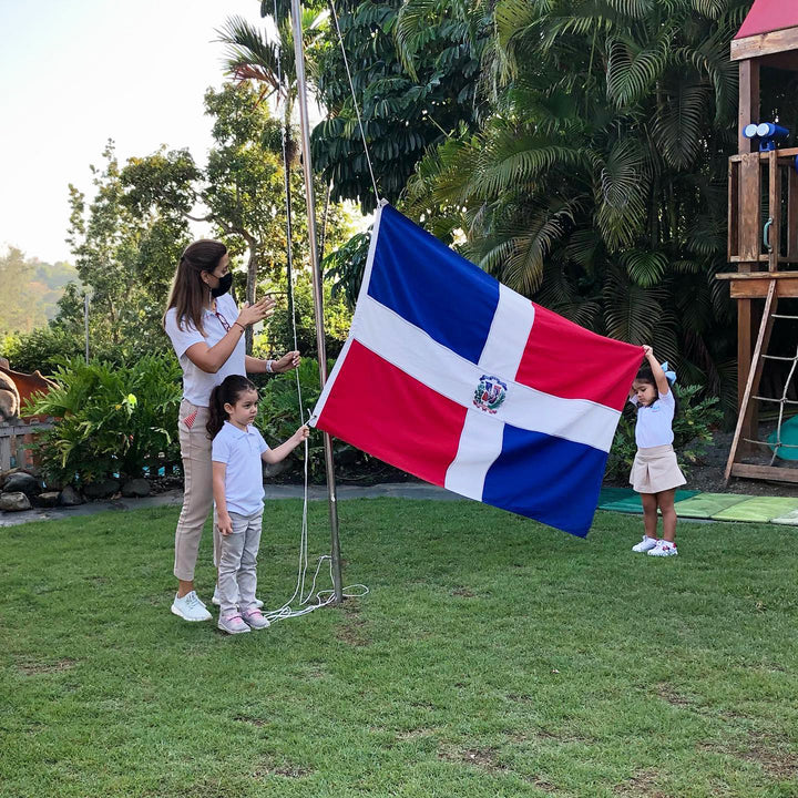 Dominican Republic Flag hanging