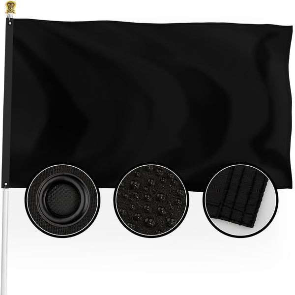 Solid Black Flag