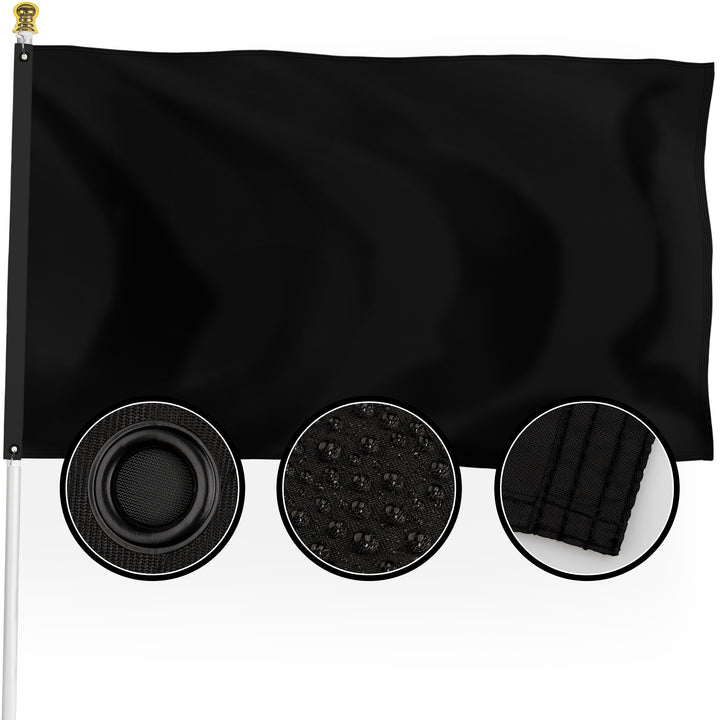 Solid Black Flag