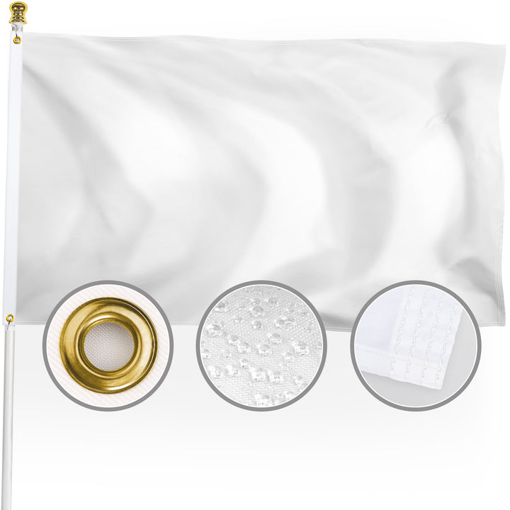 Solid White Flag