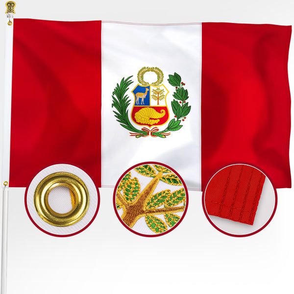 Peru Peruvian Flag