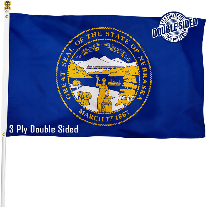 Nebraska State Flag