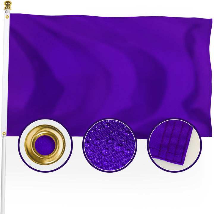 Solid Purple Flag