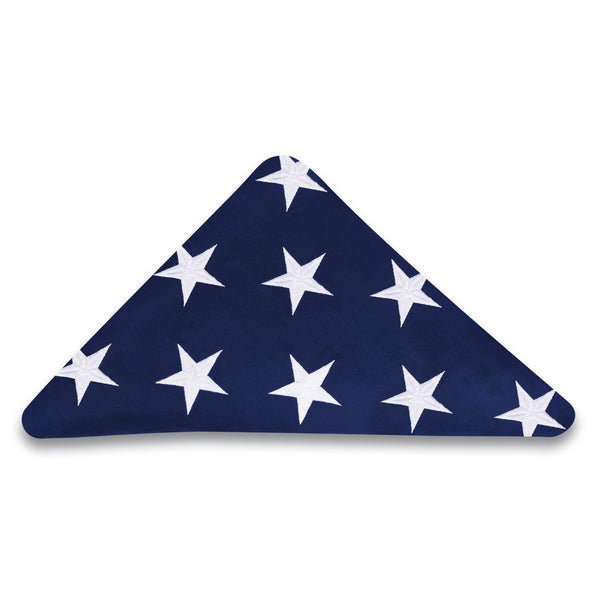 Memorial Flag 5x9.5 ft, 100% Cotton Made American US Burial Flag