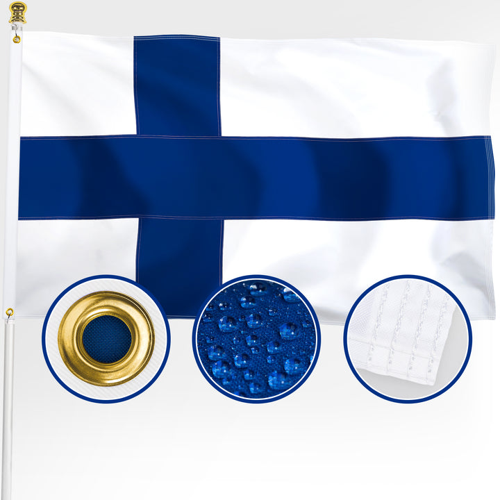 Finland Finnish Flag