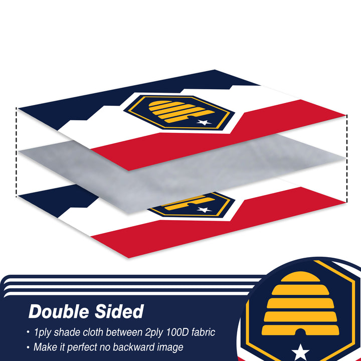 Utah State Flag Double Sided