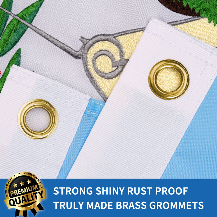 Guatemala Guatemalan Flag with brass grommets