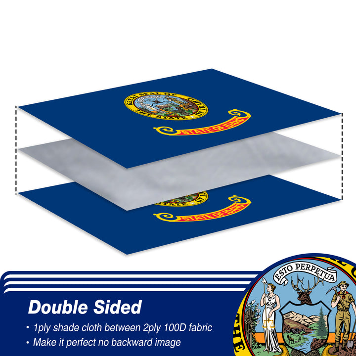 Idaho State Flag Double Sided