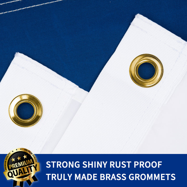Finland Finnish Flag with brass grommets