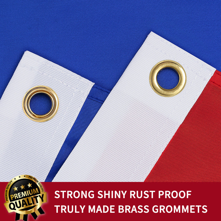 Netherlands Dutch Flag with Brass Grommets