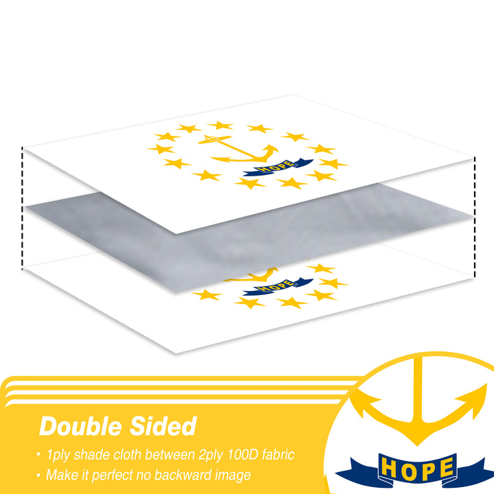 Rhode Island State Flag Double Side