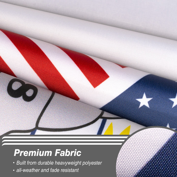 Illinois State Flag Premium Fabric