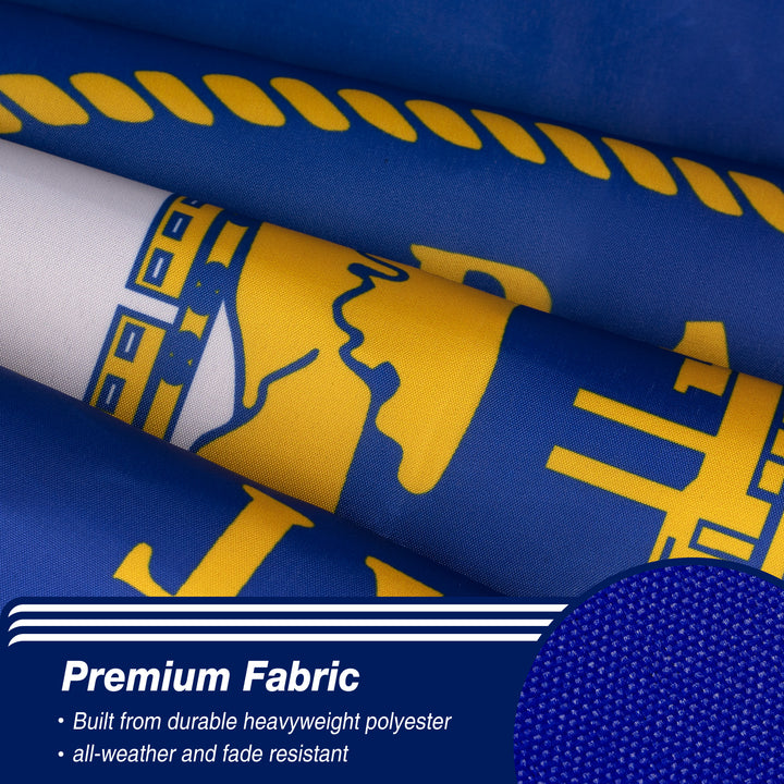 Nebraska State Flag Premium Fabric