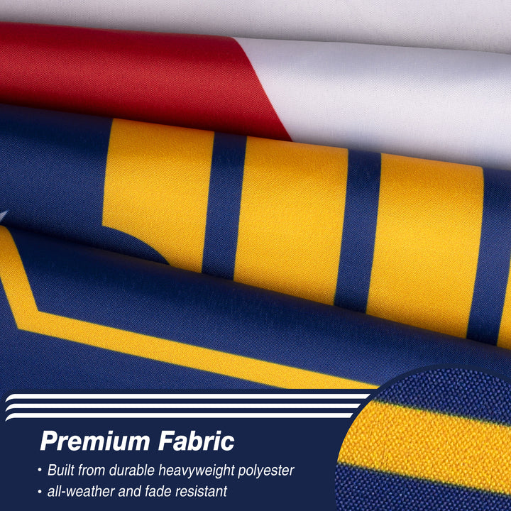 Utah State Flag Premium Fabric