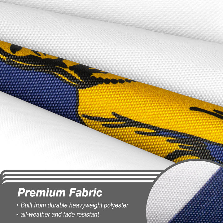 Massachusetts State Flag Premium Fabric