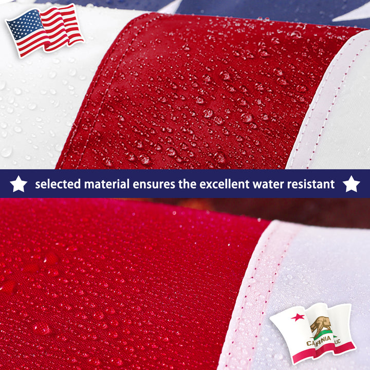 American Flag & California Flag waterproof