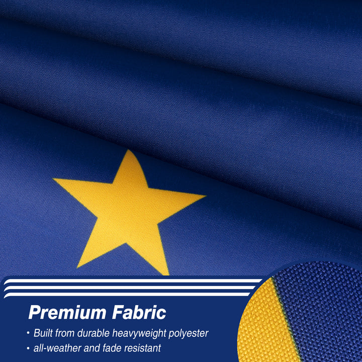 Alaska Flag Premium Fabric