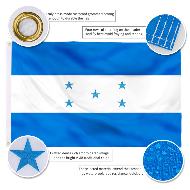 Honduras Honduran Flag details