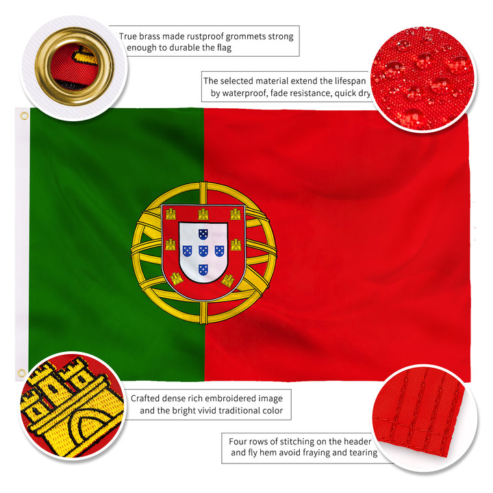 Portugal Portuguese Flag Details