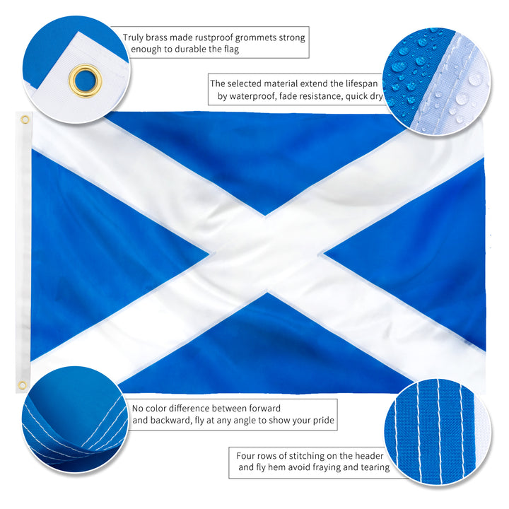Scotland Scottish Flag details