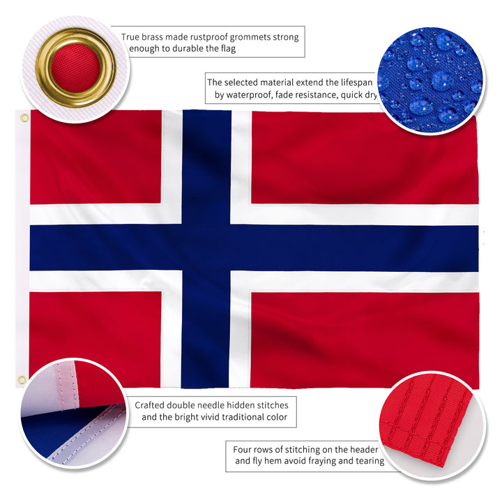Norway Norwegian Flag details