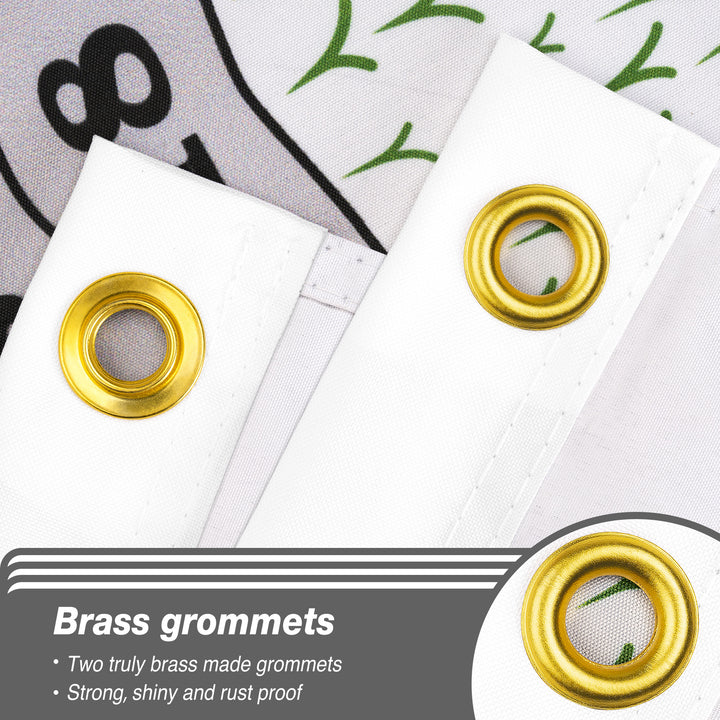 Illinois State Flag Brass Grommets