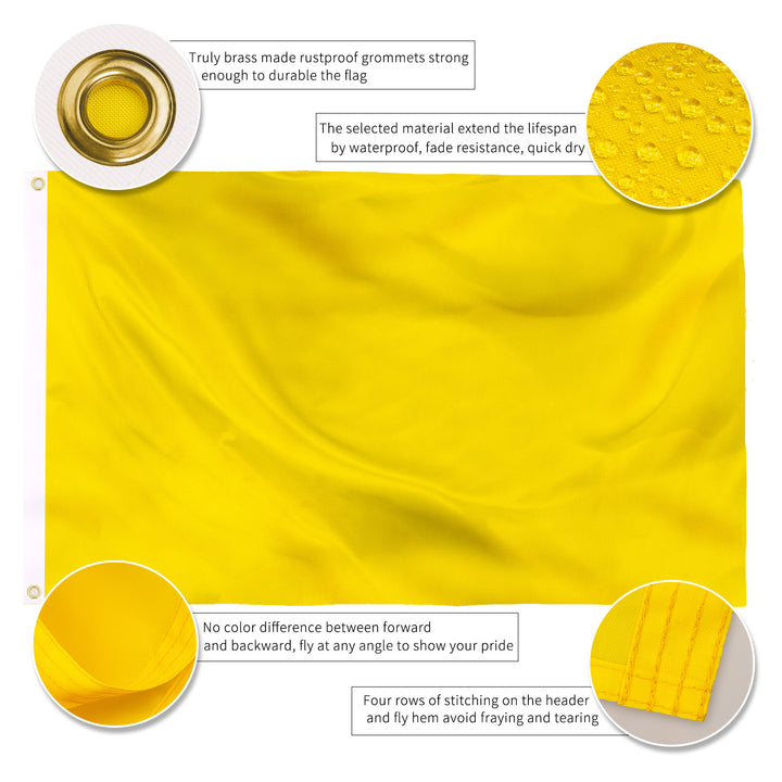 Solid Yellow Flag details
