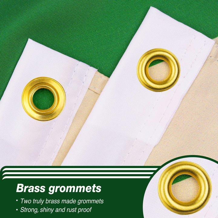 Original Maine 1901-1909 flag with brass grommets