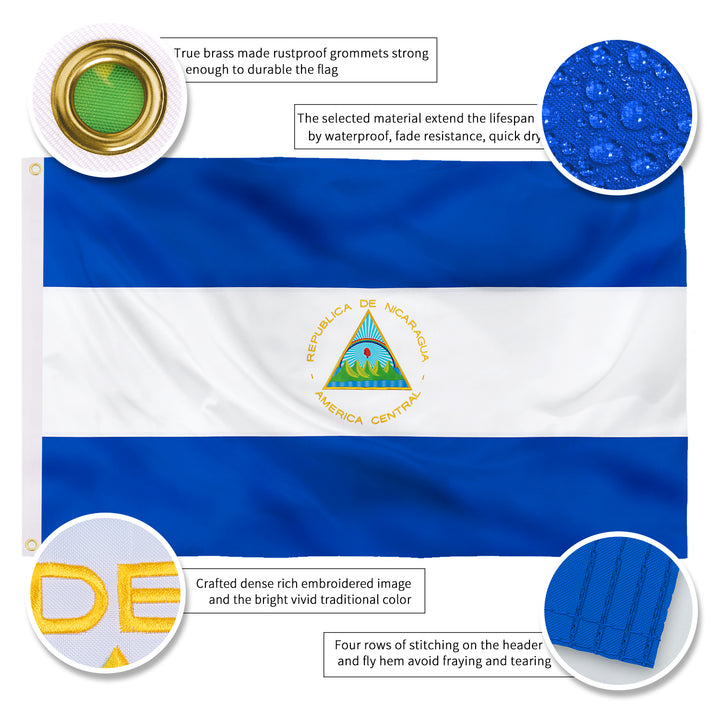 Nicaraguan Flag