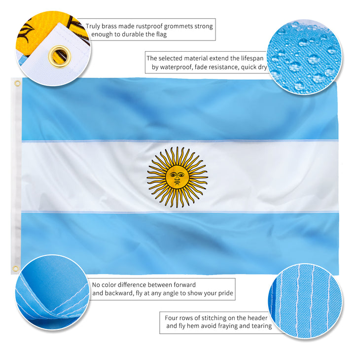 Argentina Argentinian Flag detail