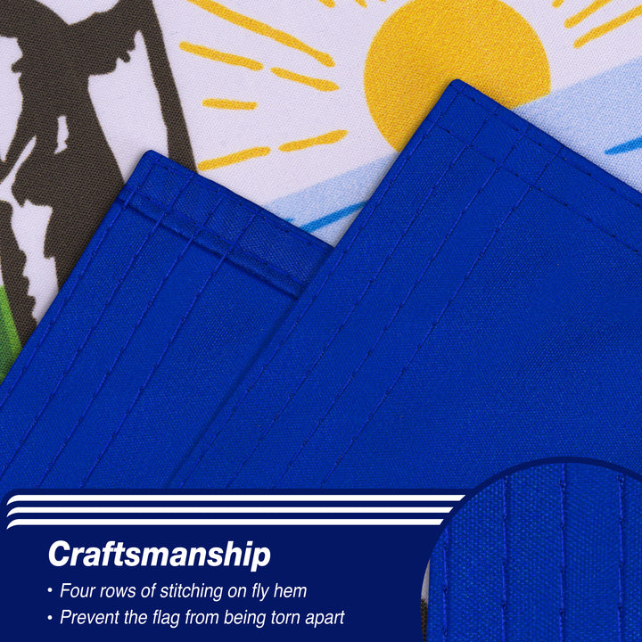 Michigan State Flag Craftsmanship