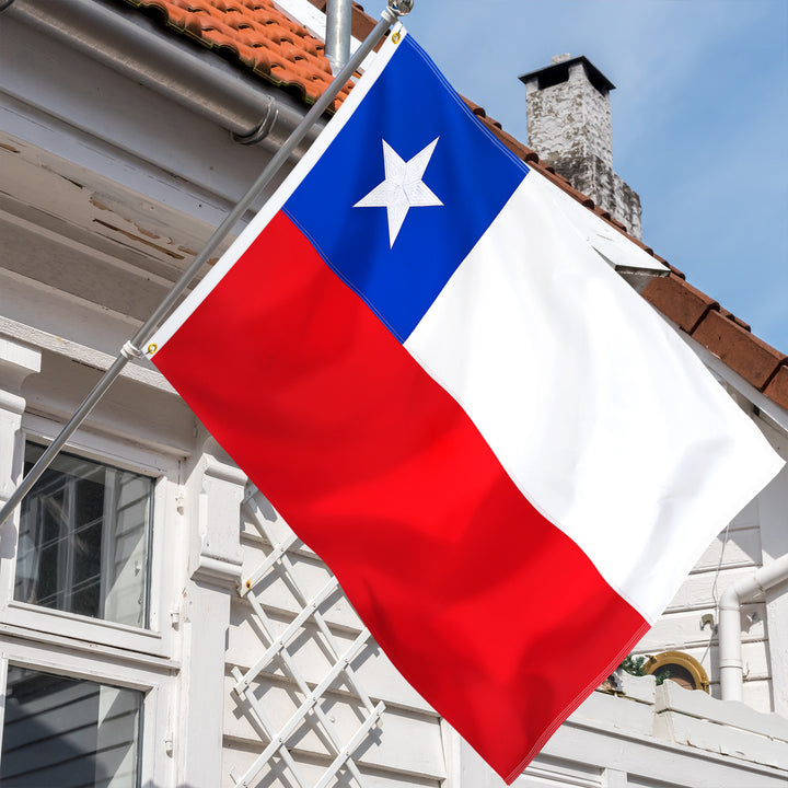 Chilean Flag hanging