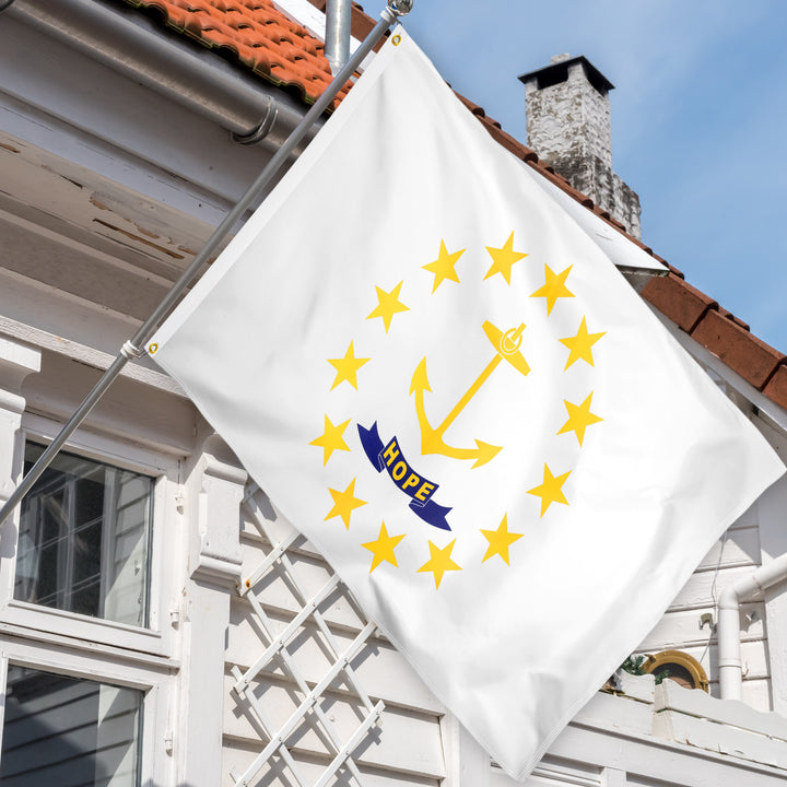 Rhode Island State Flag Hanging