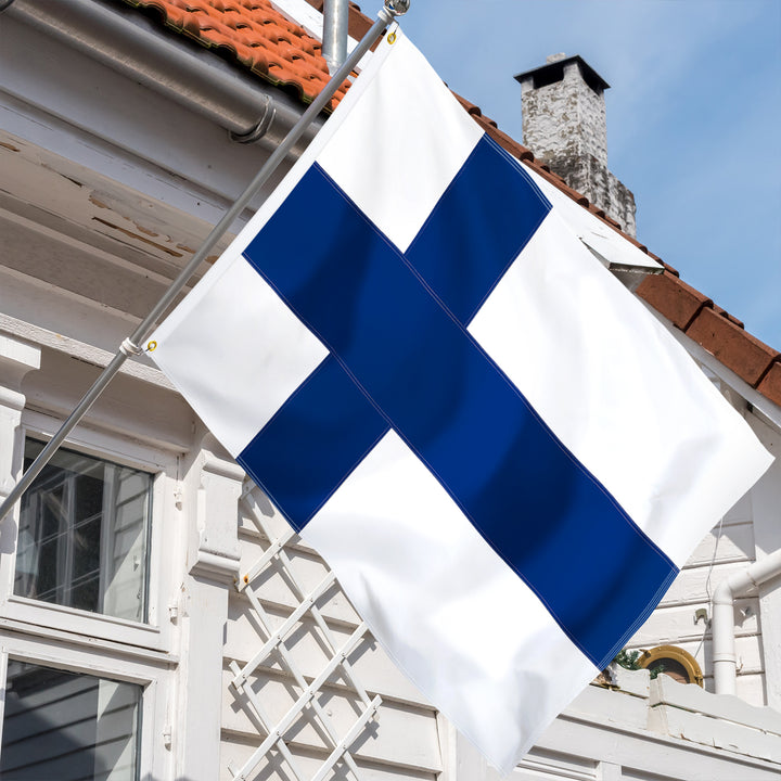 Finland Finnish Flag hanging