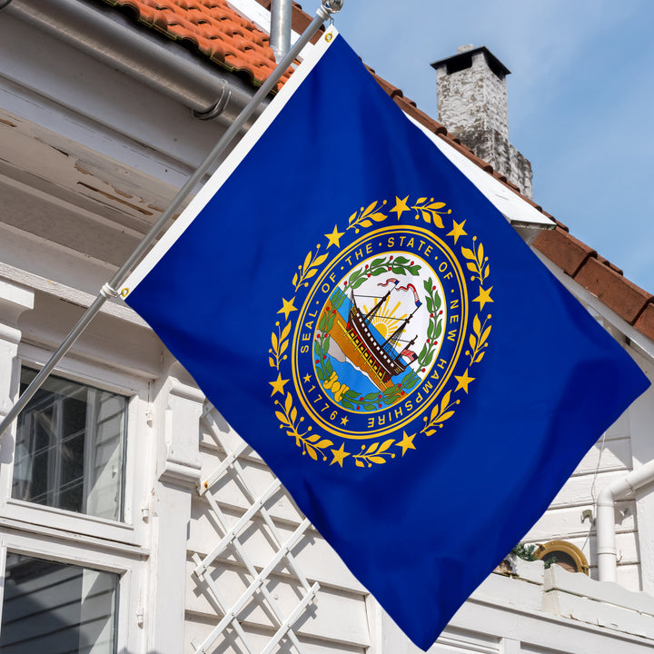 New Hampshire State Flag Hanging