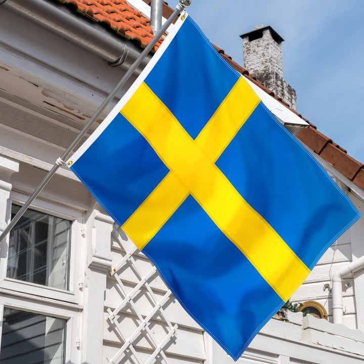 Sweden Swedish Flag Hanging